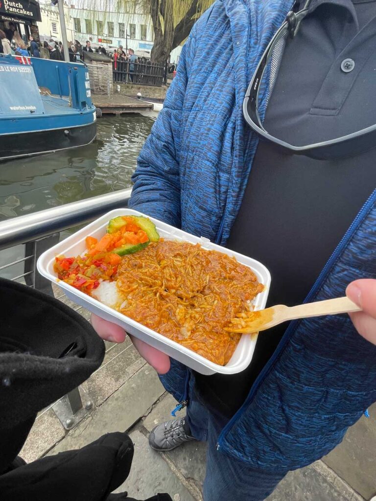 Box of food from market